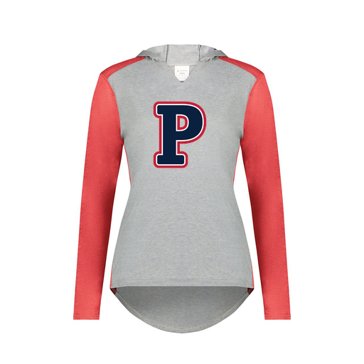 [6902.27V.XS-LOGO3] Ladies Vintage Hoodie (Female Adult XS, Red, Logo 3)