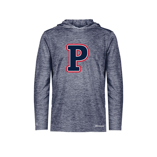 [FOLHCGNV-AS-LOGO3] Decker Men's Charge Hoodie (Adult S, Navy, Logo 3)